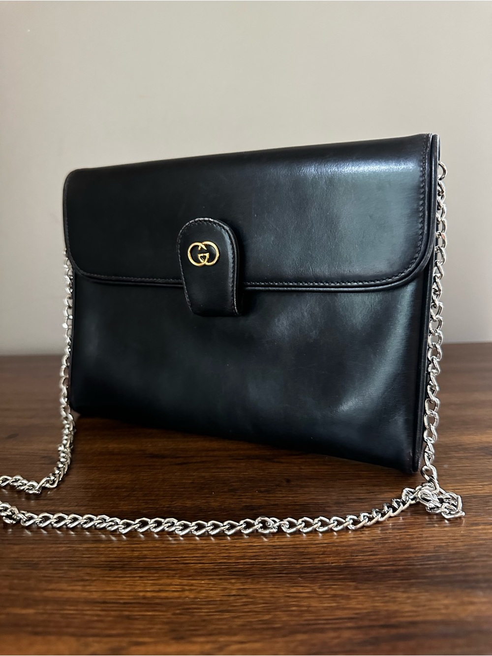 Gucci Interlocking GG Clutch / Shoulder Bag